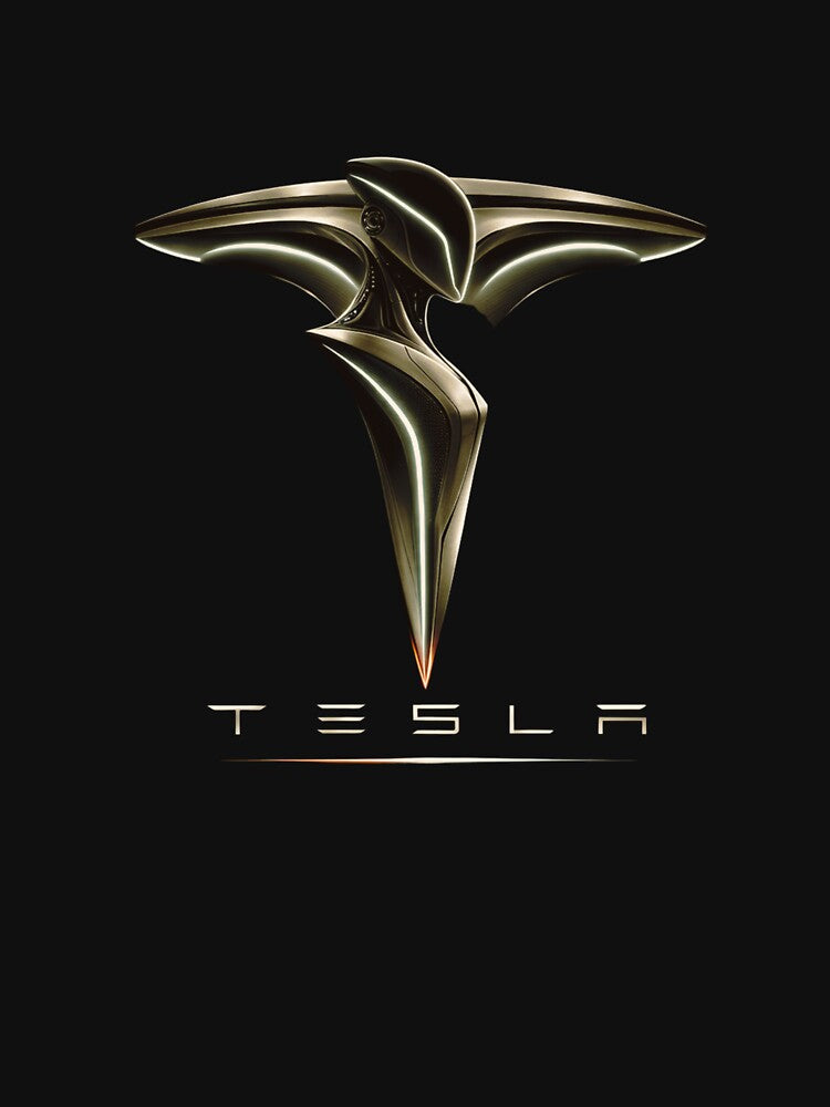 tesla logo art by TEEJAMBOREE