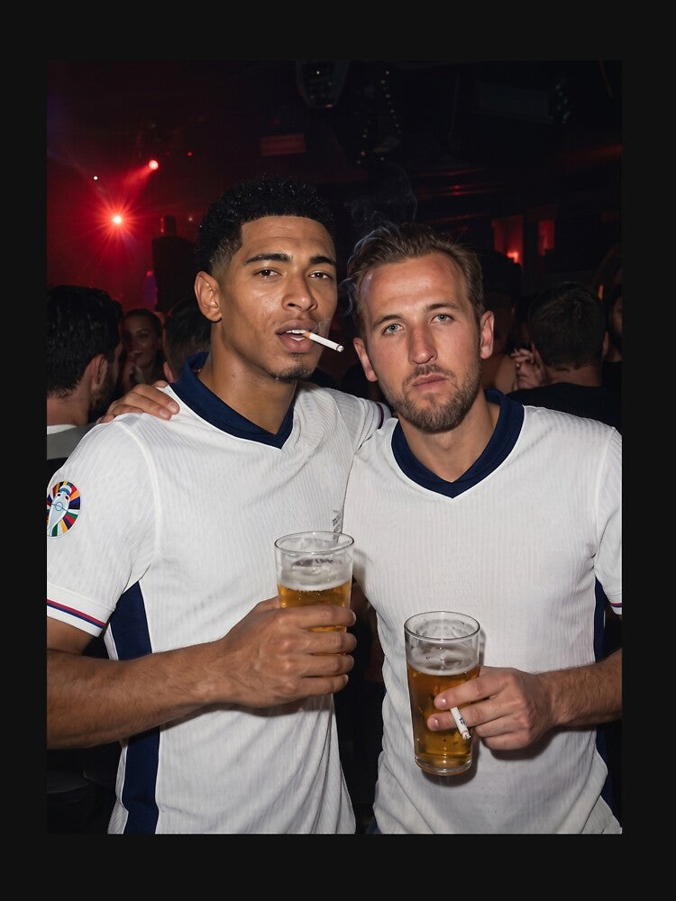 England Football Pub- Jude & Kane Middle Finger Funny by aridawstrusbbyg
