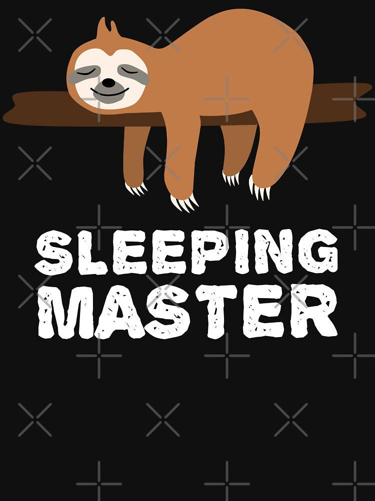 Sleeping Master - Funny Sloth Quotes by EnzoVectorism