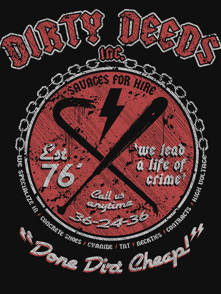 DIRTY DEEDS by joeyjamesart