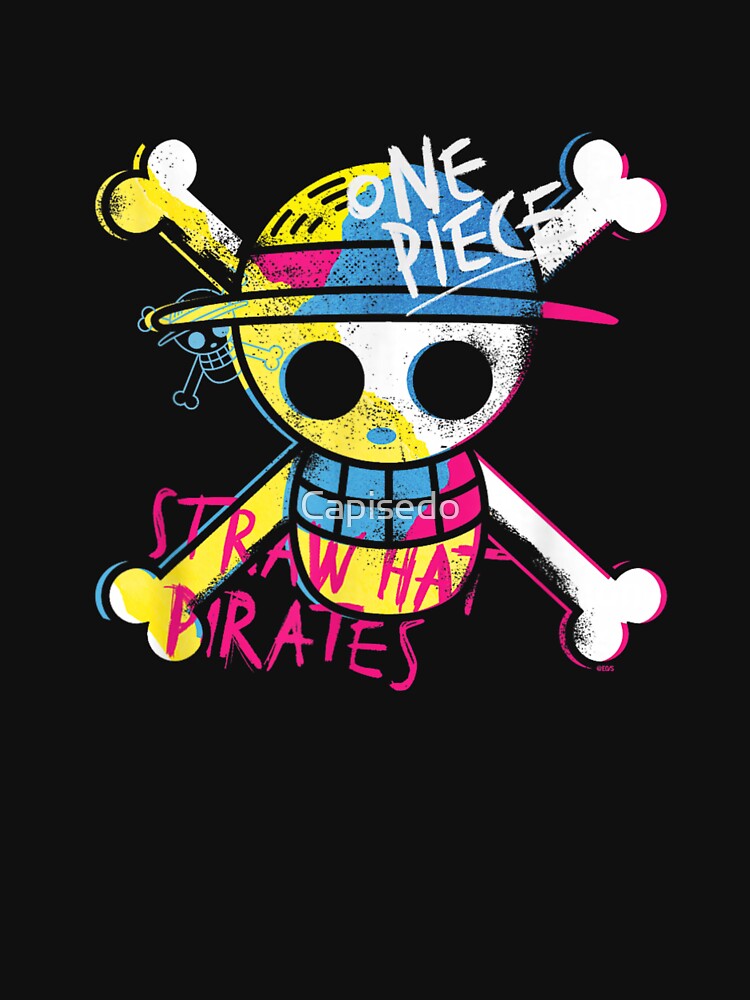 Funny Pirate Skull Cartoon Anime Style Pirate Crew Shirt by Capisedo