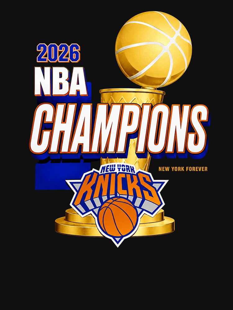 New York Knicks NBA Finals Champions 2026 classic trophy by THECOMICBStore