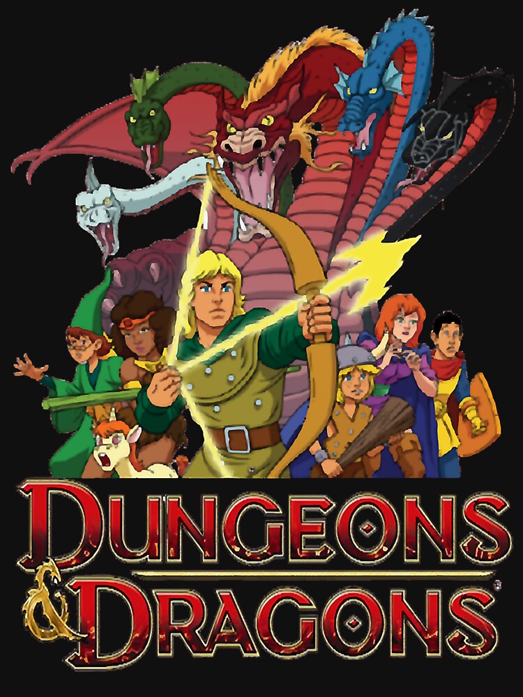 Dungeons And Dragons Cartoon by EleaseMaltais