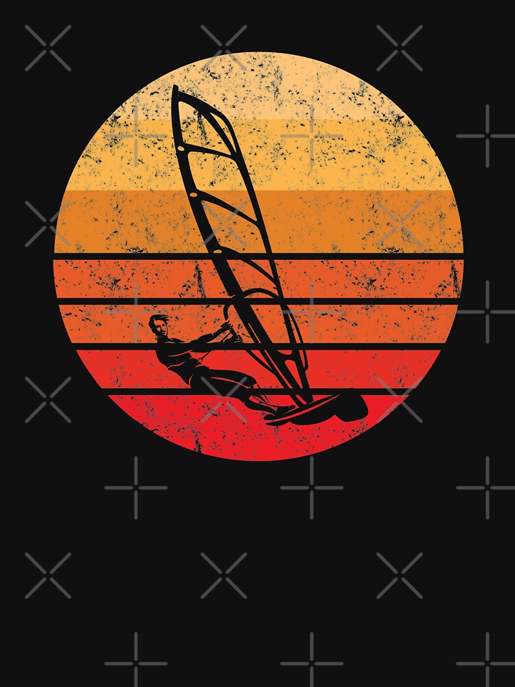 Retro Windsurf Sunset by EstelleStar