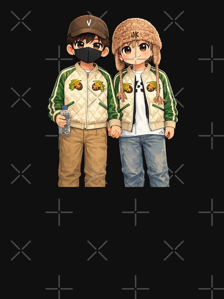 BTS Taekook cartoon | Kim Taehyung | Jeon Jungkook by moteesshop