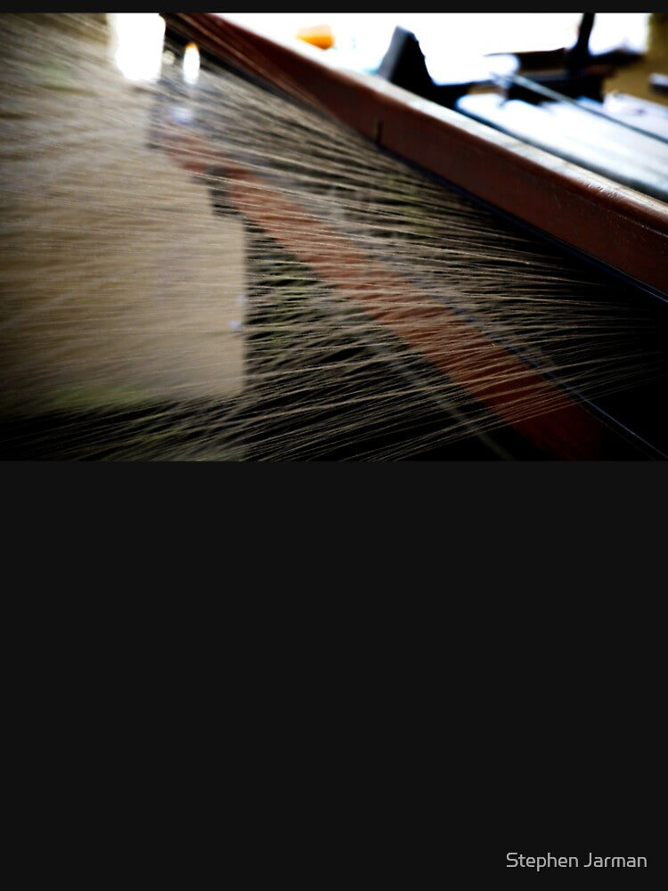 Cotton spooling strands by Stephen Jarman