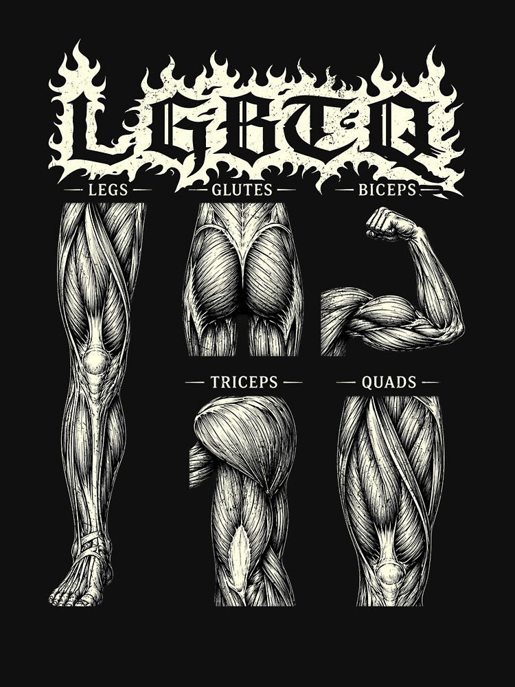 LGBTQ Legs Glutes Biceps Triceps Quads Gym Lover Workout by Patchina