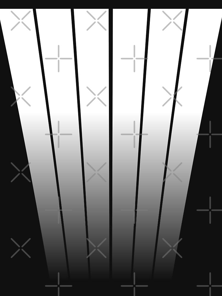 MINIMALIST GEOMETRIC VERTICAL LINES DESIGN - WHITE by CuPensky