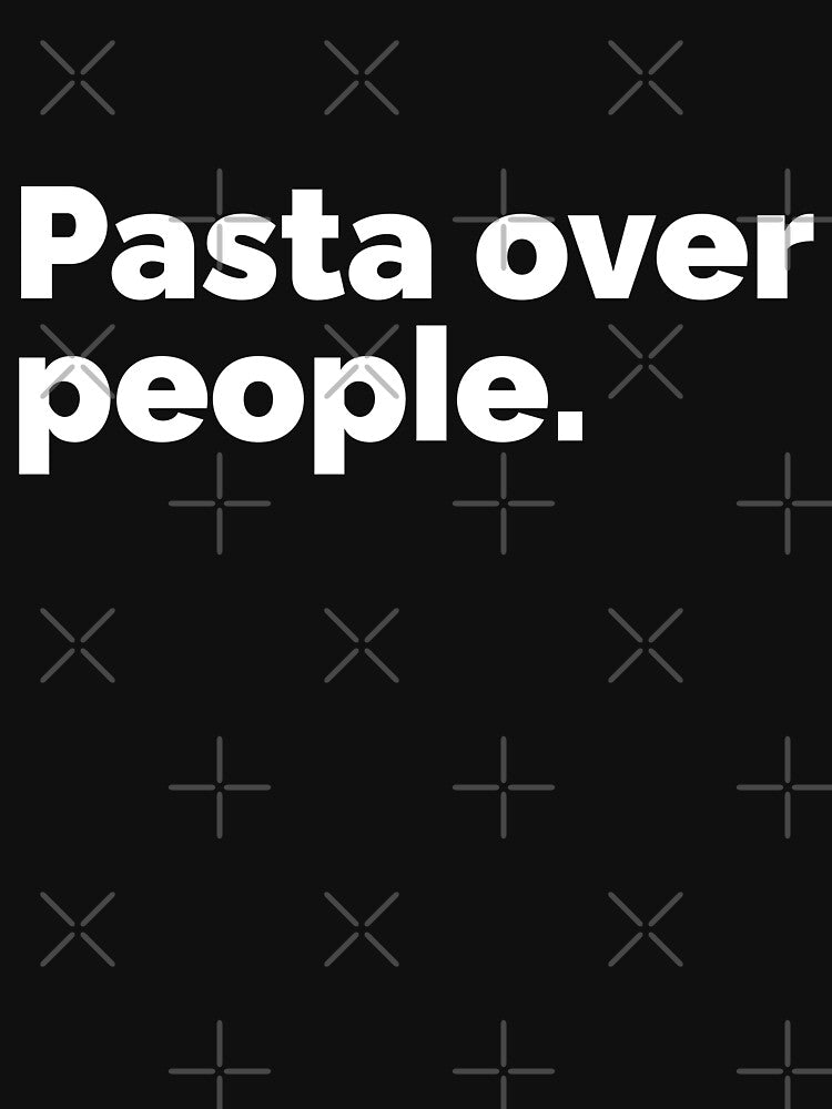 Pasta over people by 23mangoes