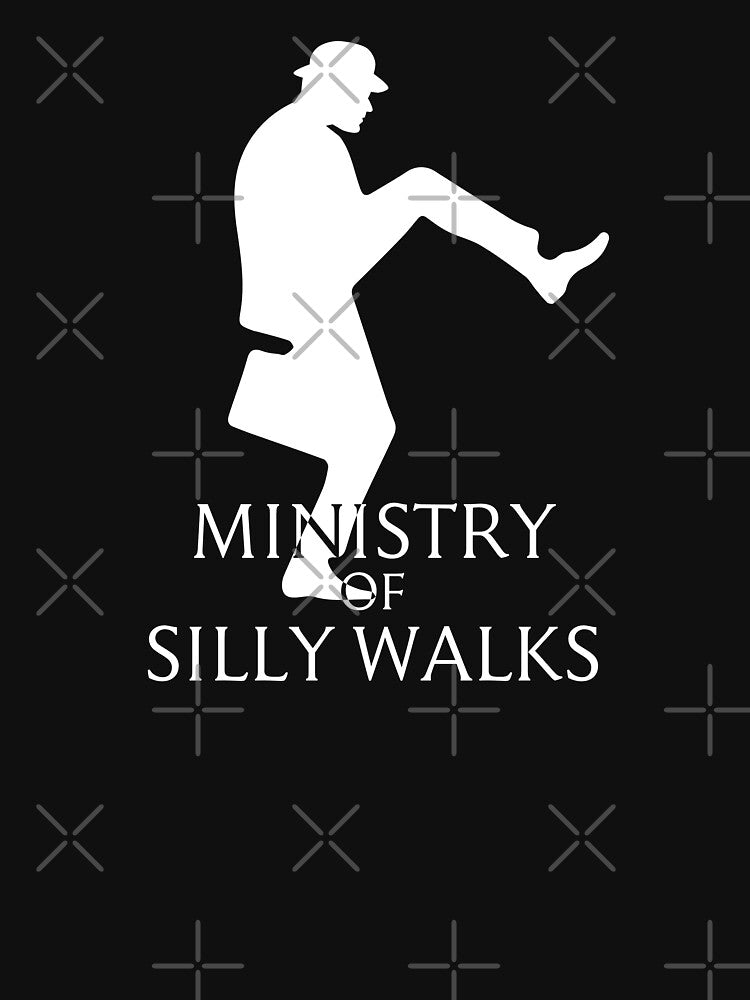 Ministry of Silly Walks white by chillstudio