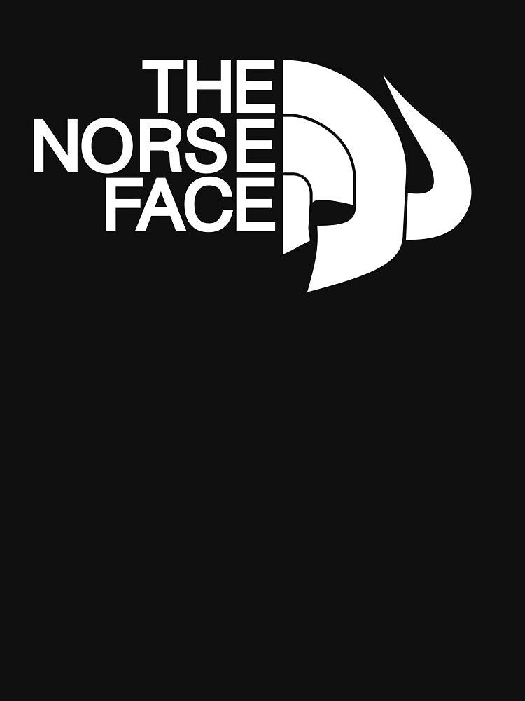 The Norse Face - White Image by Musings-By-Me
