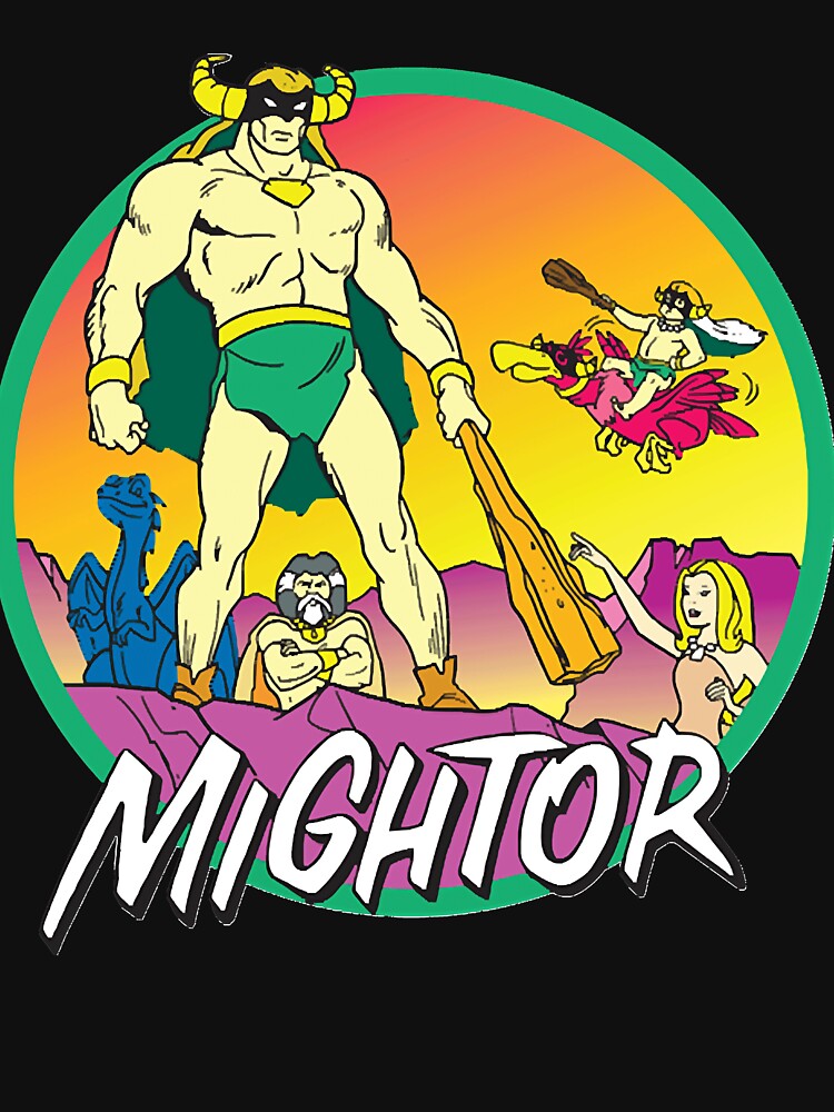 Mightor Cartoon T Shirt Perfect  Gift Classic by DonnellStAmant