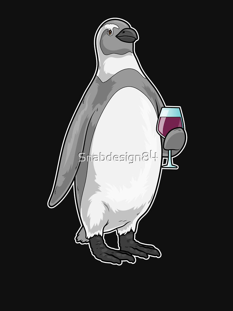 Penguin Red wine by Snabdesign84