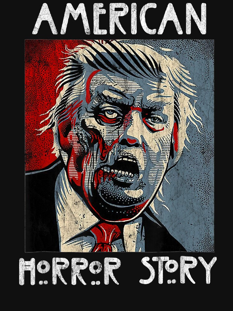 President Horror American Zombie Story Halloween Trump 2025 by chung2525