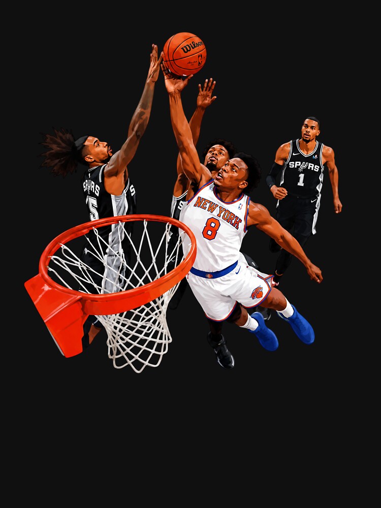 OG Anunoby New York Knicks NBA dunks hoops by THECOMICBStore