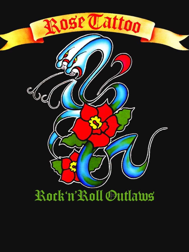 Art 03 Rose Tattoo rock and roll outlaws by KatieAutre