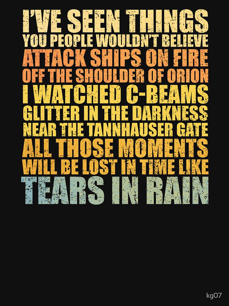 Tears In Rain by kg07