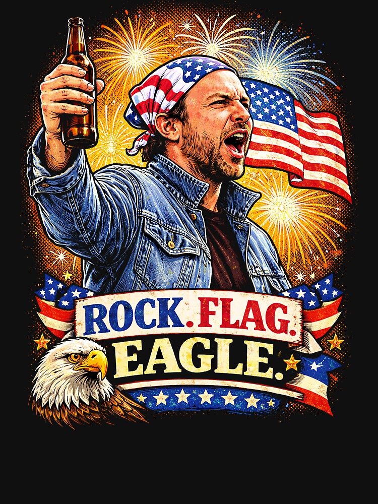 Rock, Flag, and Eagle by ChickenFund