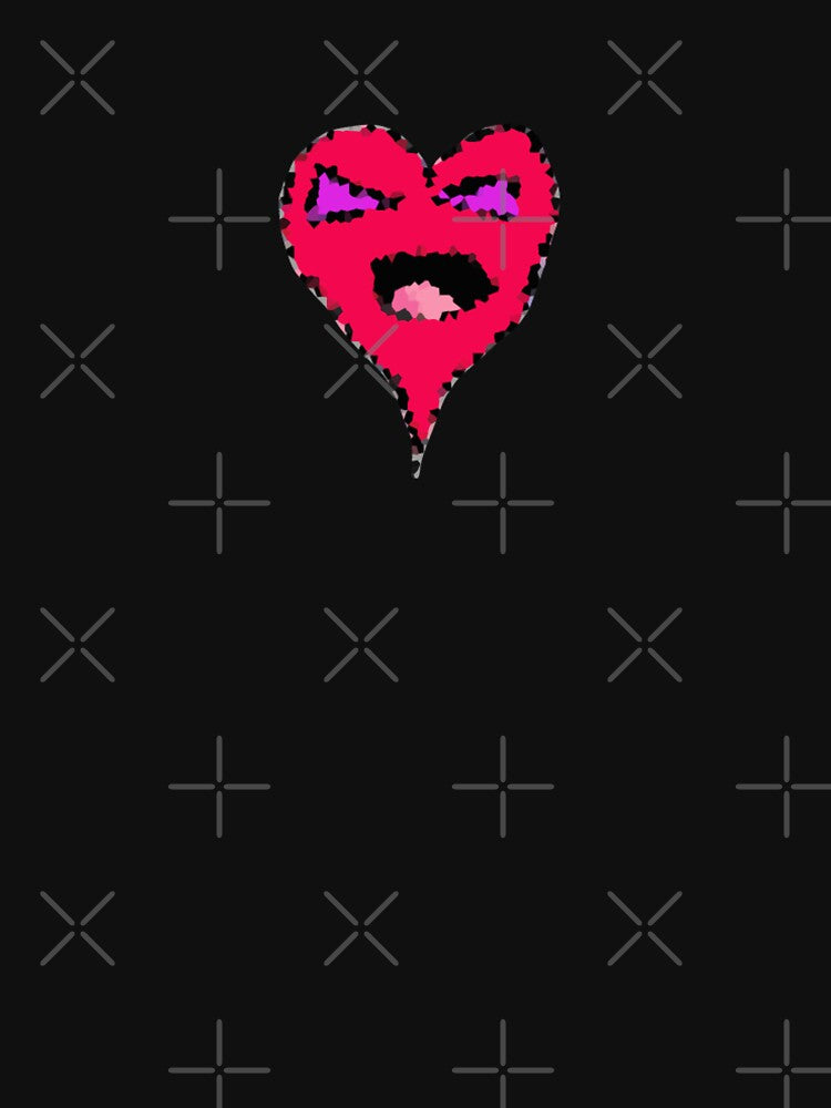 Valientes day pixelated game heart by Coffeemerc117
