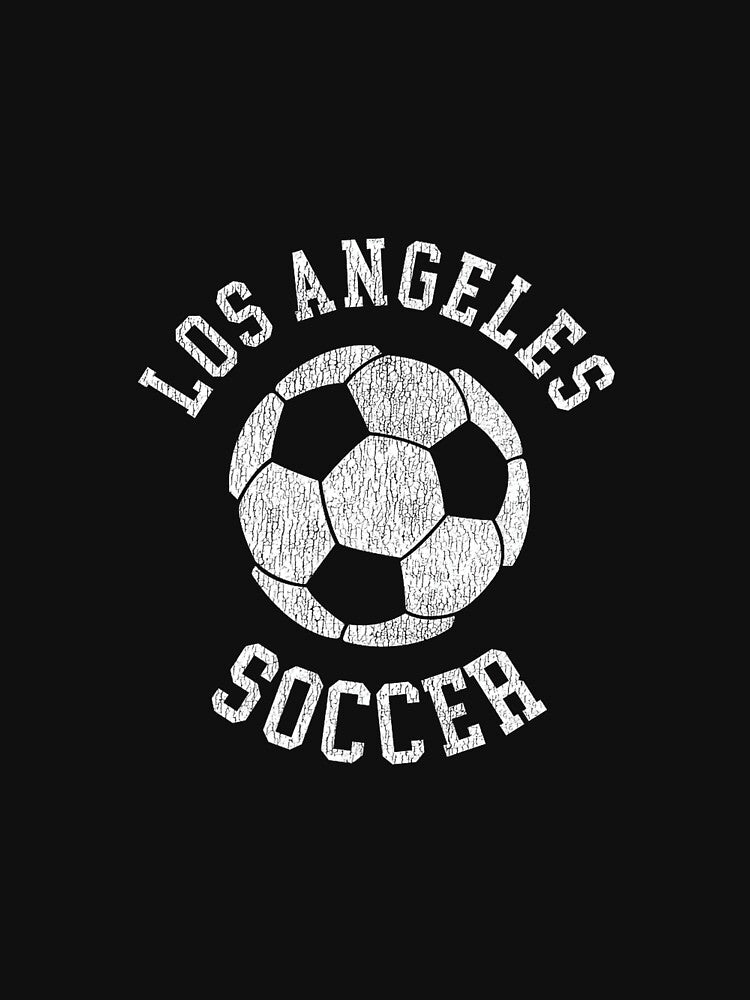 Los Angeles Soccer Retro Distressed 90's Vintage Premium by MollyLYork