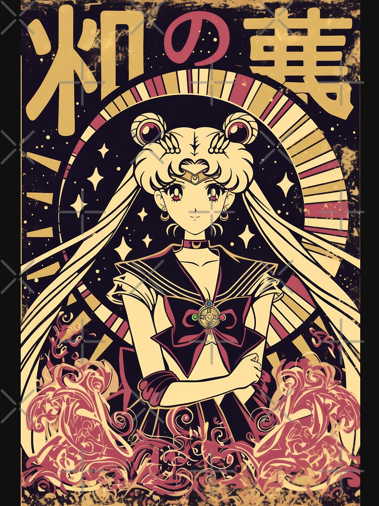 Sailor Moon Vintage Poster by AnimeArsenalPrints