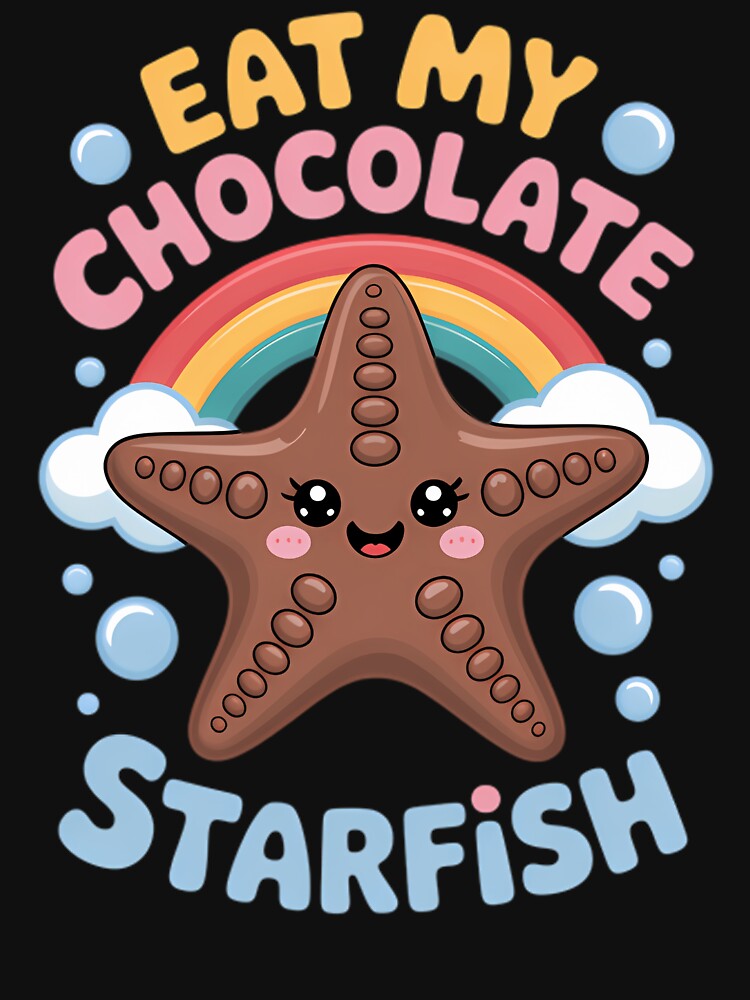 Inappropriate Eat My Chocolate Starfish Funny Embarrassing by NicoletteLittel