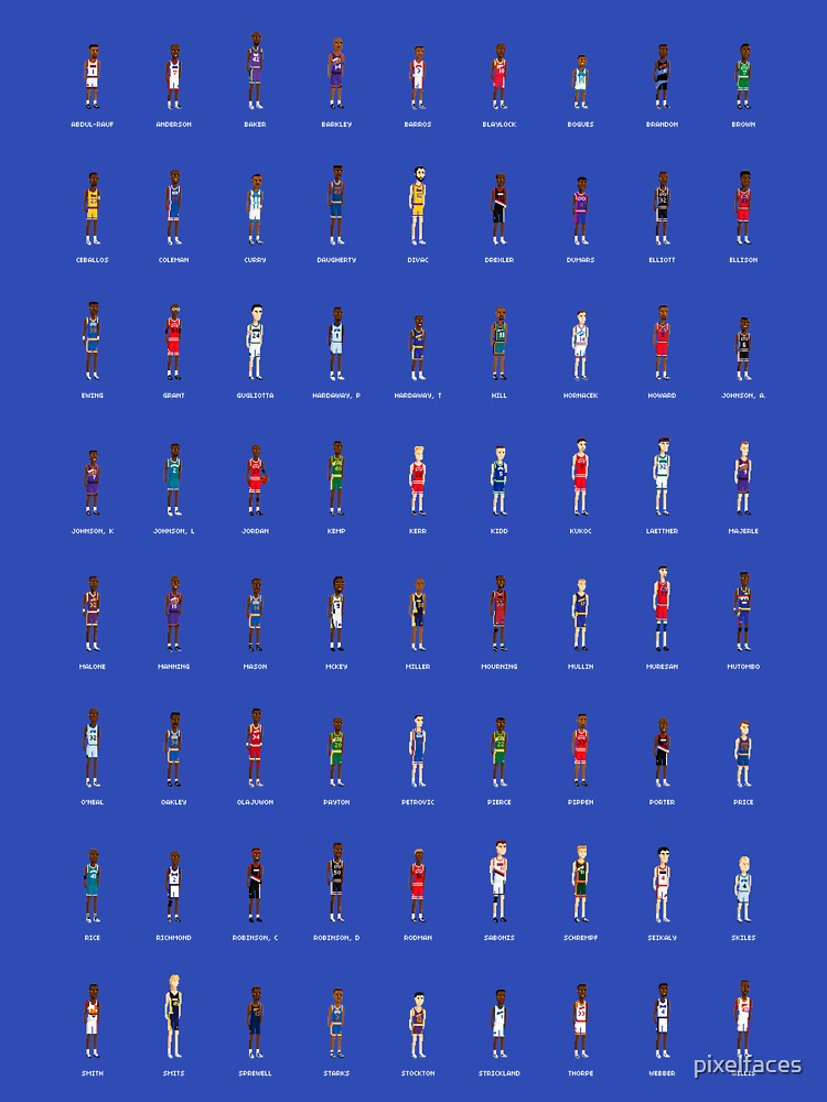 Basketball of the 90s by pixelfaces