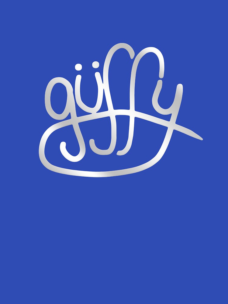 Güffy / Guffy Clothing Brand Metallic Design Logo (New 2026 Version) from Cal's wardrobe by Mercy Apparel