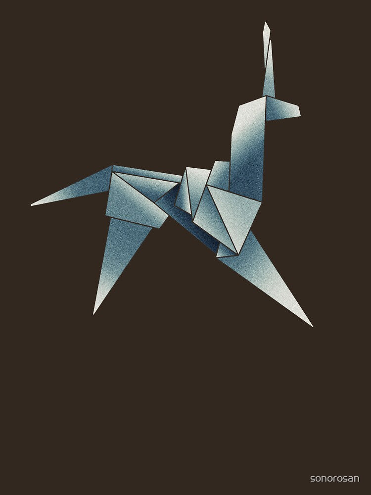 Origami unicorn by sonorosan