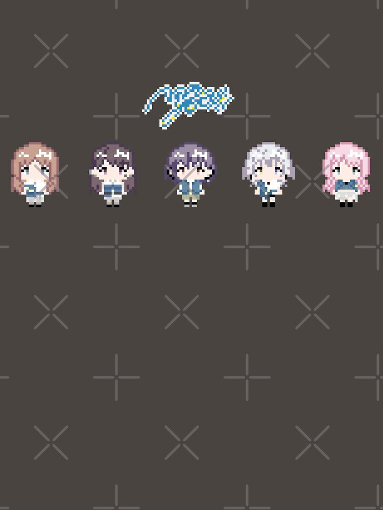 Bang Dream ! MyGo!!!!! pixel art by travelgorgor