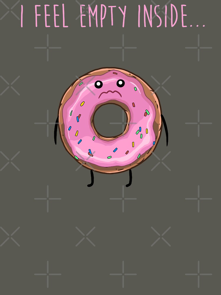 I feel empty inside - Donut by Drawingvild