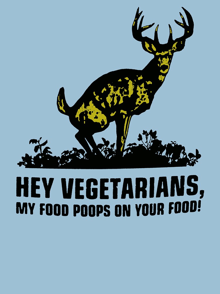 Buck Wear Food Poops Short Sleeve Tee by BurKhart