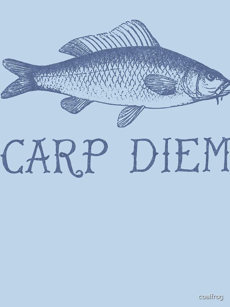 Carp Diem - Vintage Scientific Illustration Plus a Pun! by coalfrog