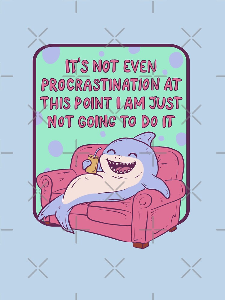 Funny Lazy Shark by Jess.a.creates