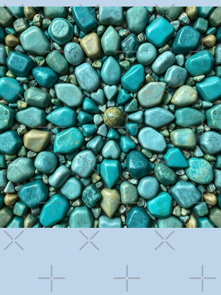 Turquoise Stone 2 by HebaRK Studio