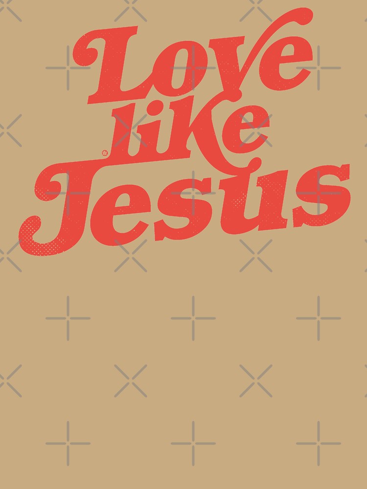 Love like Jesus / Quote / Red by Yuzik