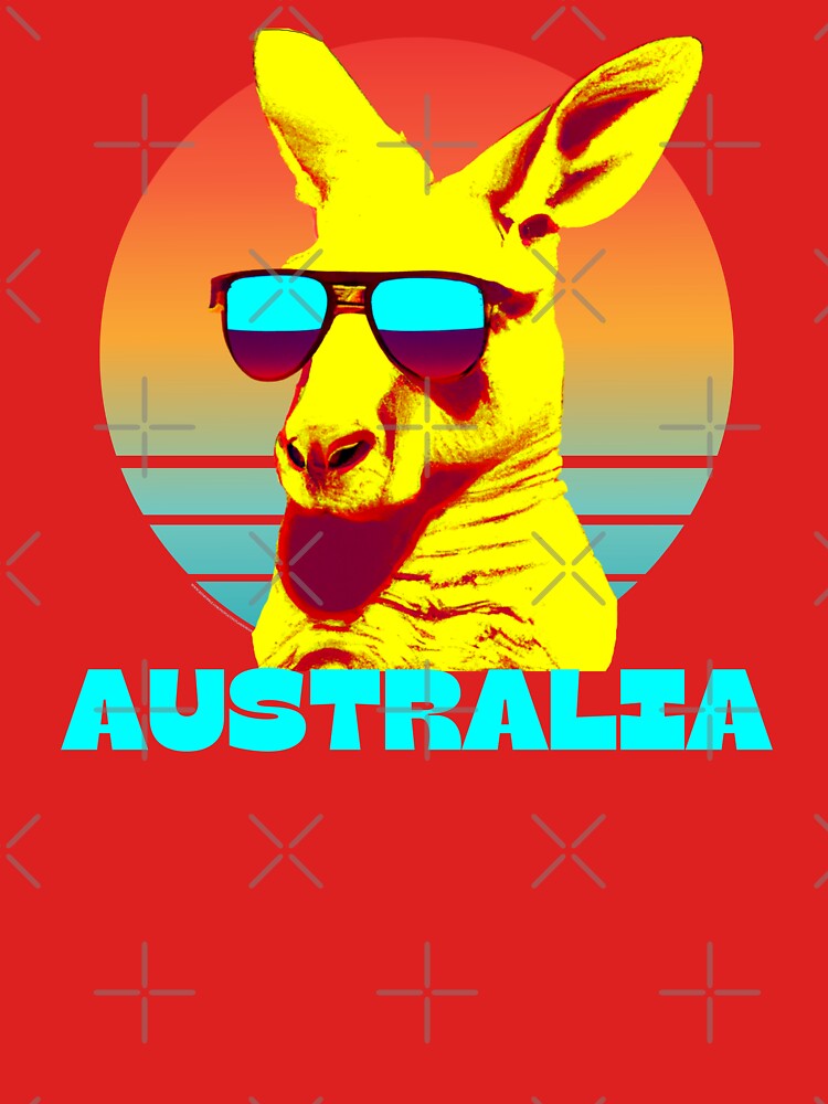 Australia Kangaroo Retro by theflandonian