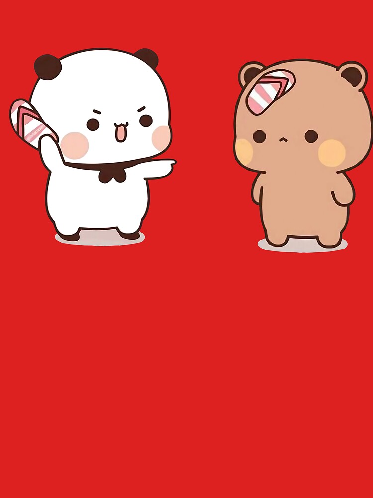 Dudu Is Mad At Bubu Throwing Sandals by PandaBearShop