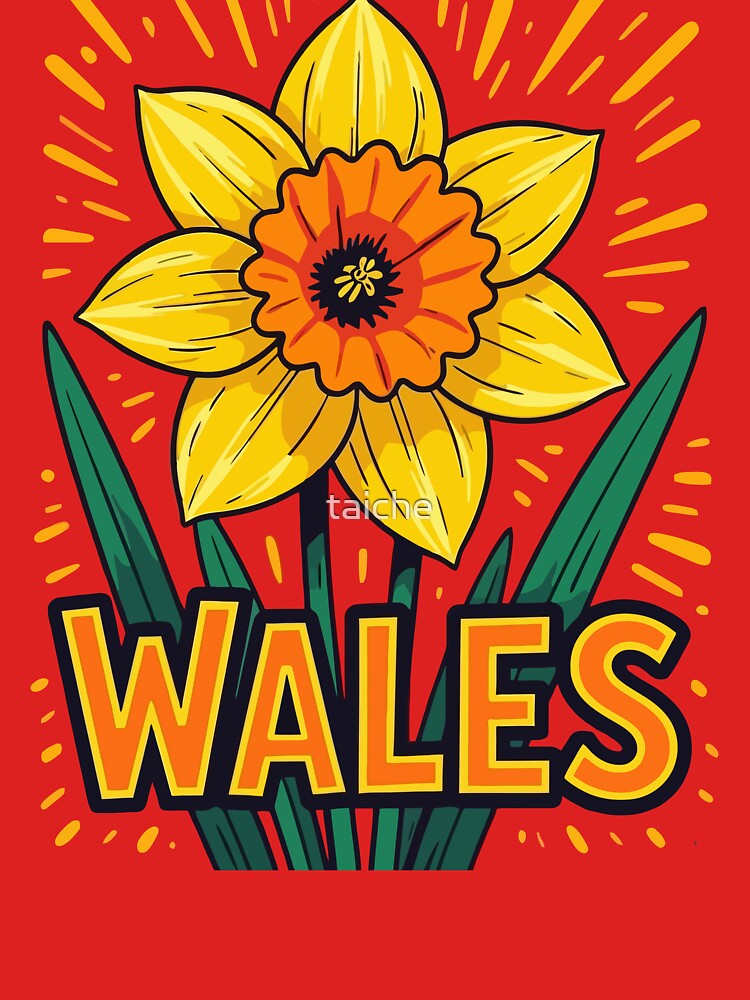 Copy of Oversized Retro Daffodil Celebratory Emblem by taiche