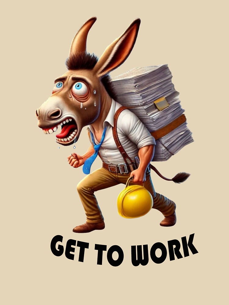 I work hard like a donkey, waiting for the weekend. by AndrewYoko
