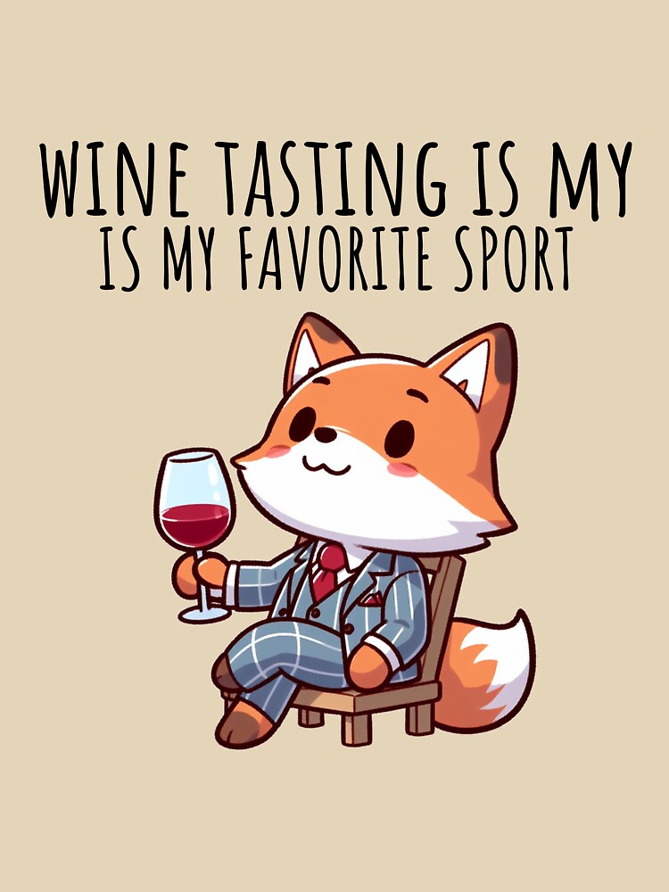 Wine Tasting Fox by LemuellTrends