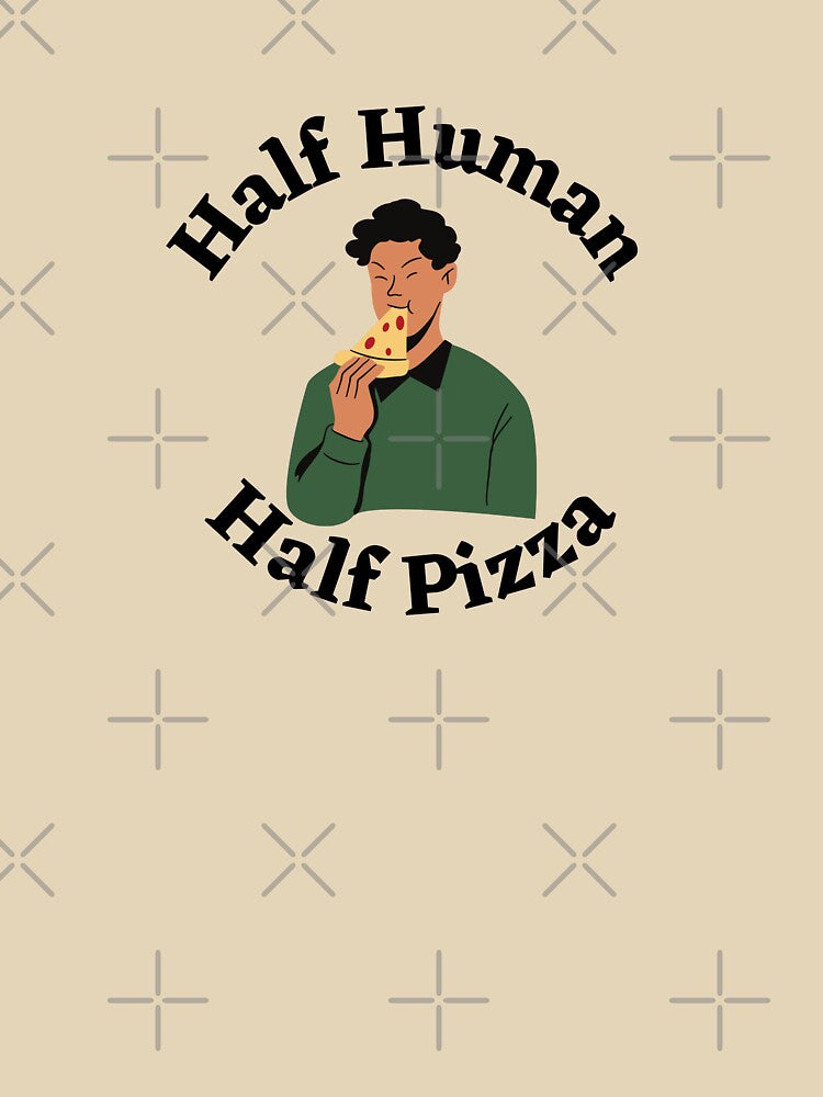 Half Human Half Pizza Man by tiredandbored