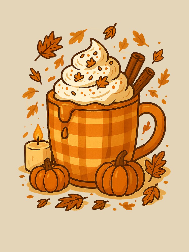 Premium Pumpkin Spice Coffee Mug – Cozy Fall Autumn Latte Lover Design by jimnicklaus