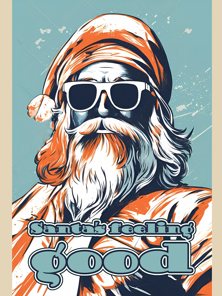 Xmas Santa Pop Art by ZenStickConcept