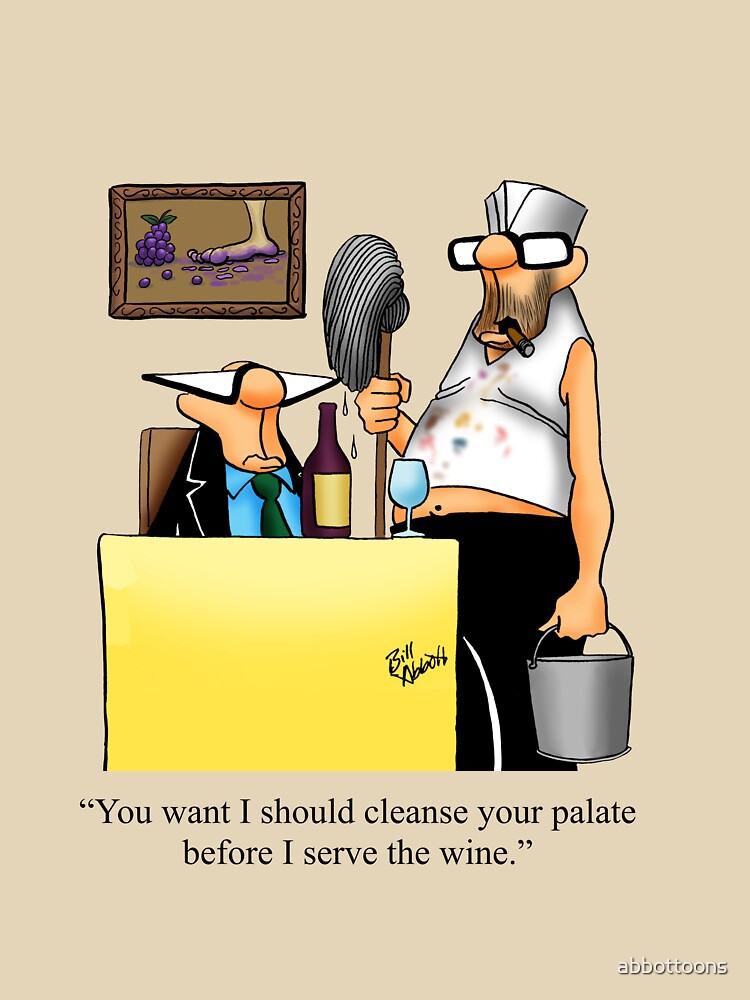 Funny Spectickles Wine Palate Cleanser Humor by abbottoons