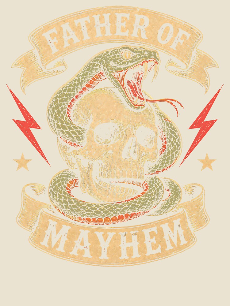 Father of Mayhem Funny Father's Day by zoes-ink