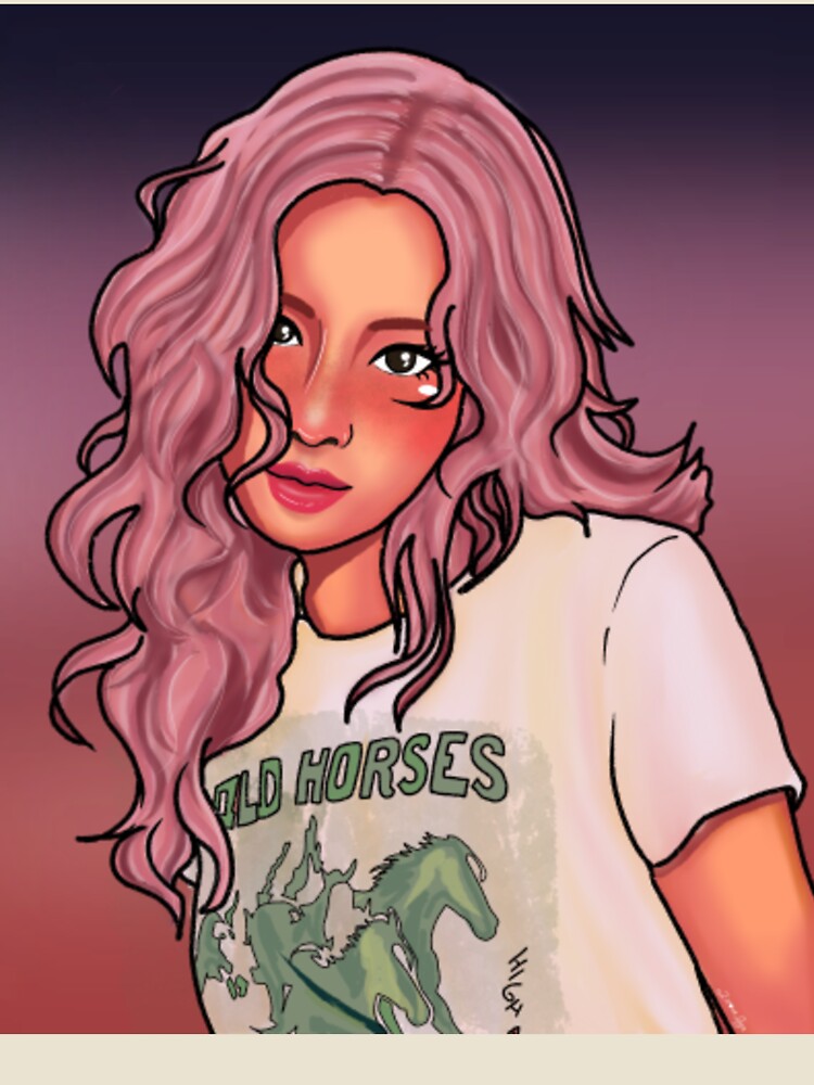Wavy Pink Hair Female Idol by fonuahuraga