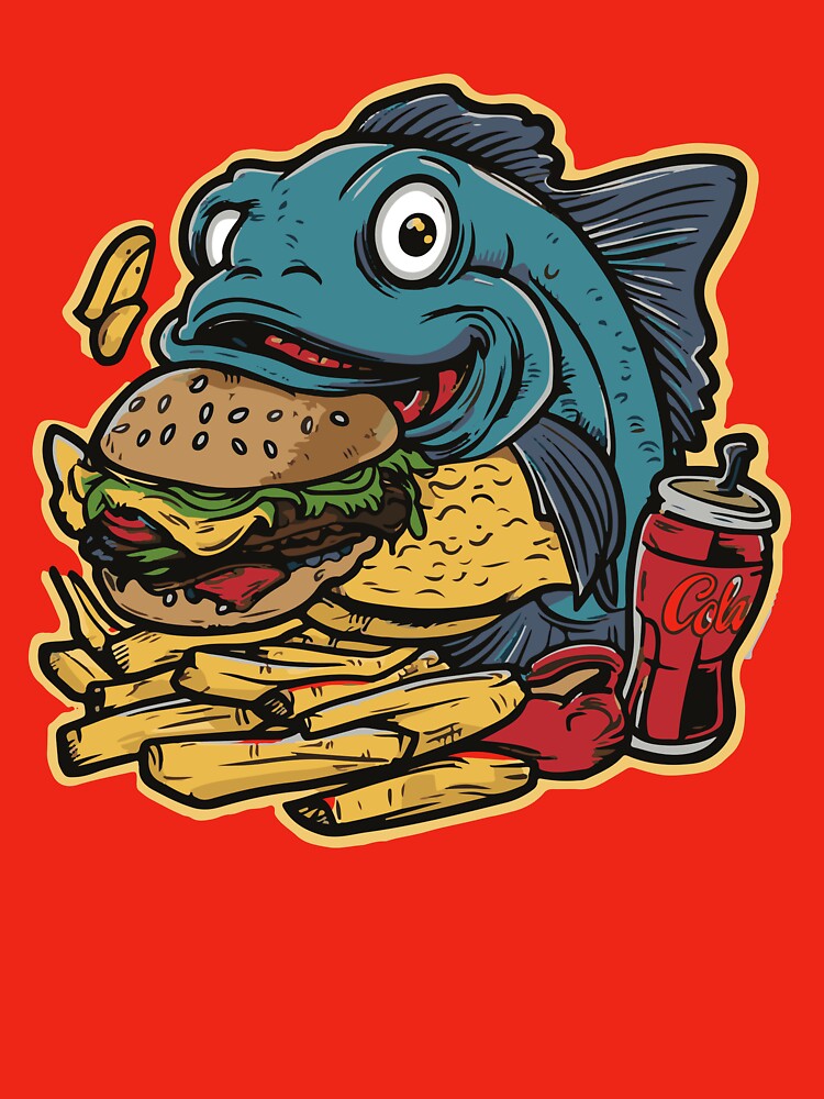 Fish on a Fast Food Diet by MegaKicia