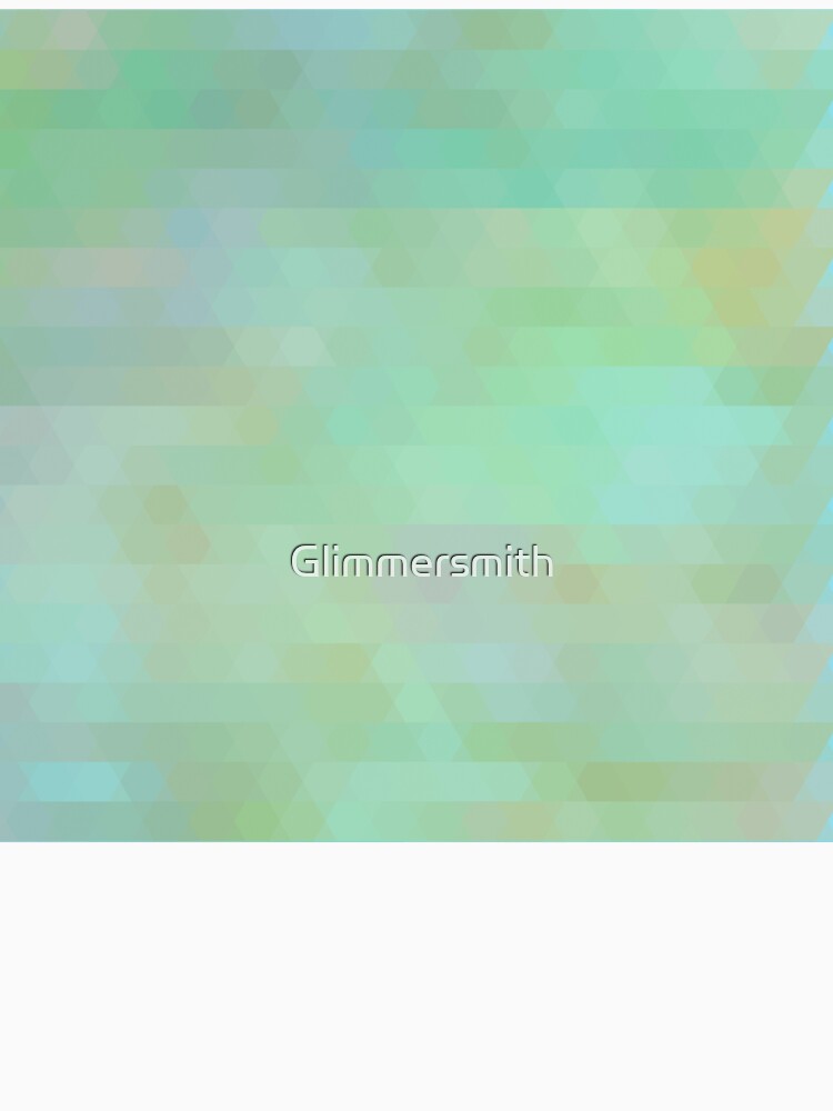 Monets Garden, geometric mosaic tiles pastel abstract by Glimmersmith