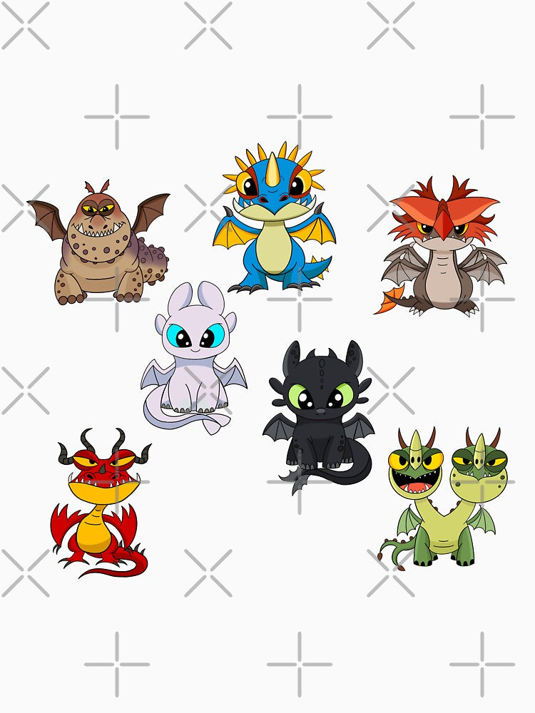 Baby Dragons night fury, httyd, dragon babies, night lights, how to train dragon, cloudjumper, stormfly, hoogfang by Prime_Store